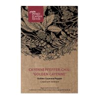 Cayennepeper-chili Golden Cayenne (Capsicum annuum) zaden